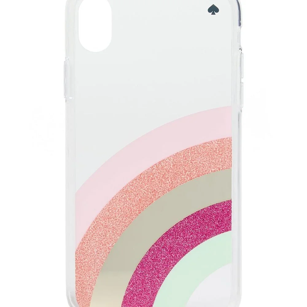 Kate Spade Glitter Rainbow Phone Case For IPhone XS Max